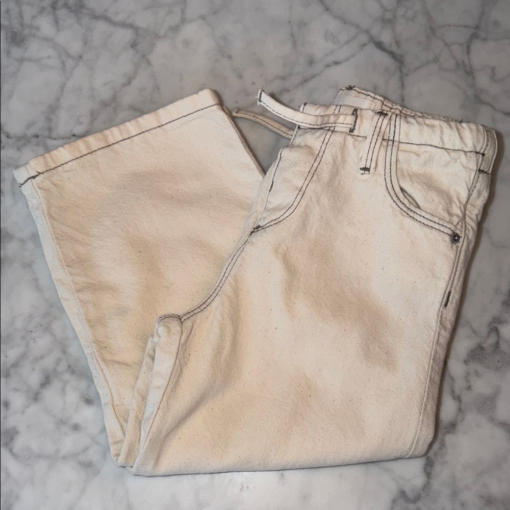 Zara Off White Jeans 3Y